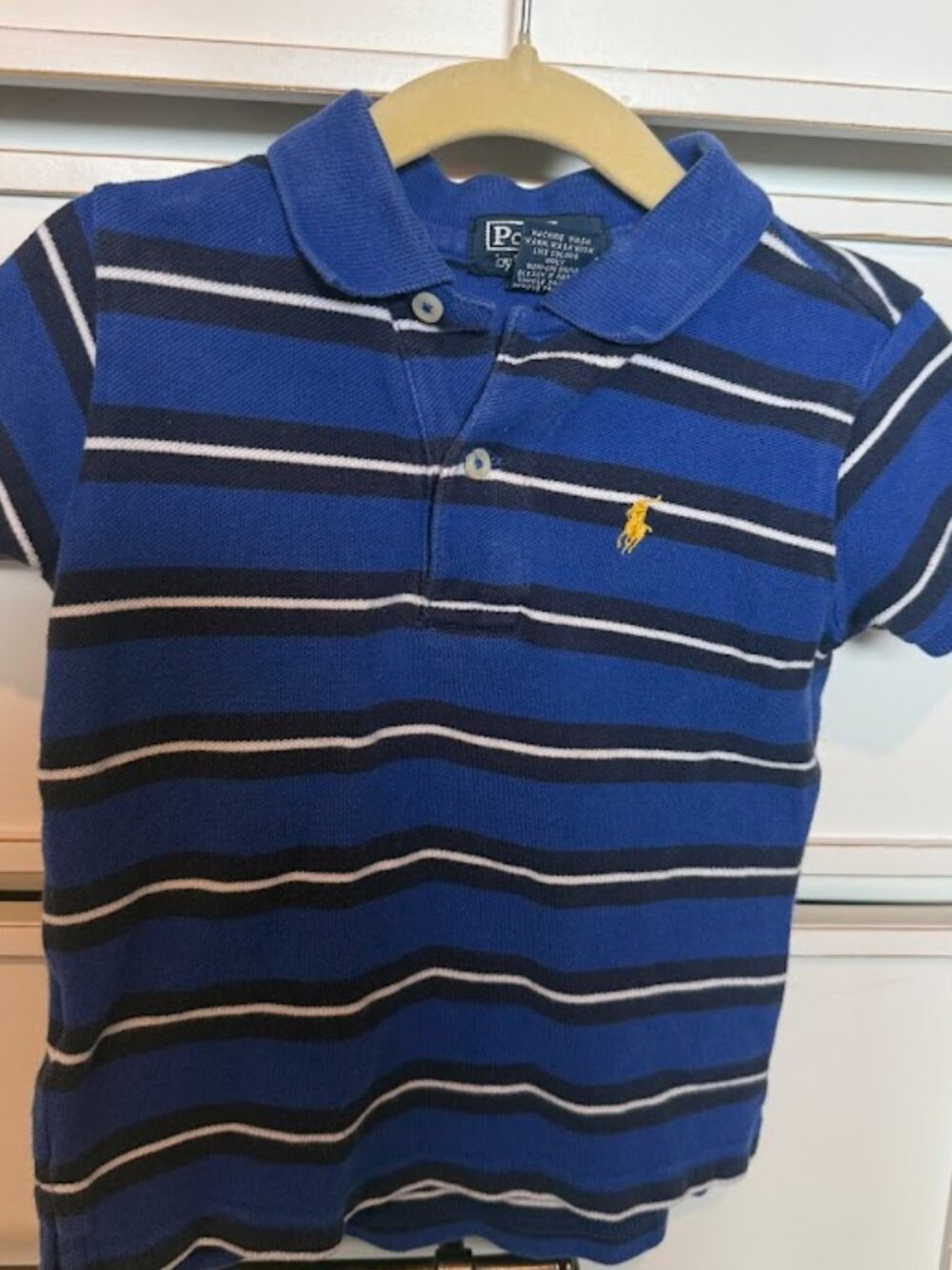 Toddler Polo Ralph Lauren Blue/Yellow Polo Size 18M